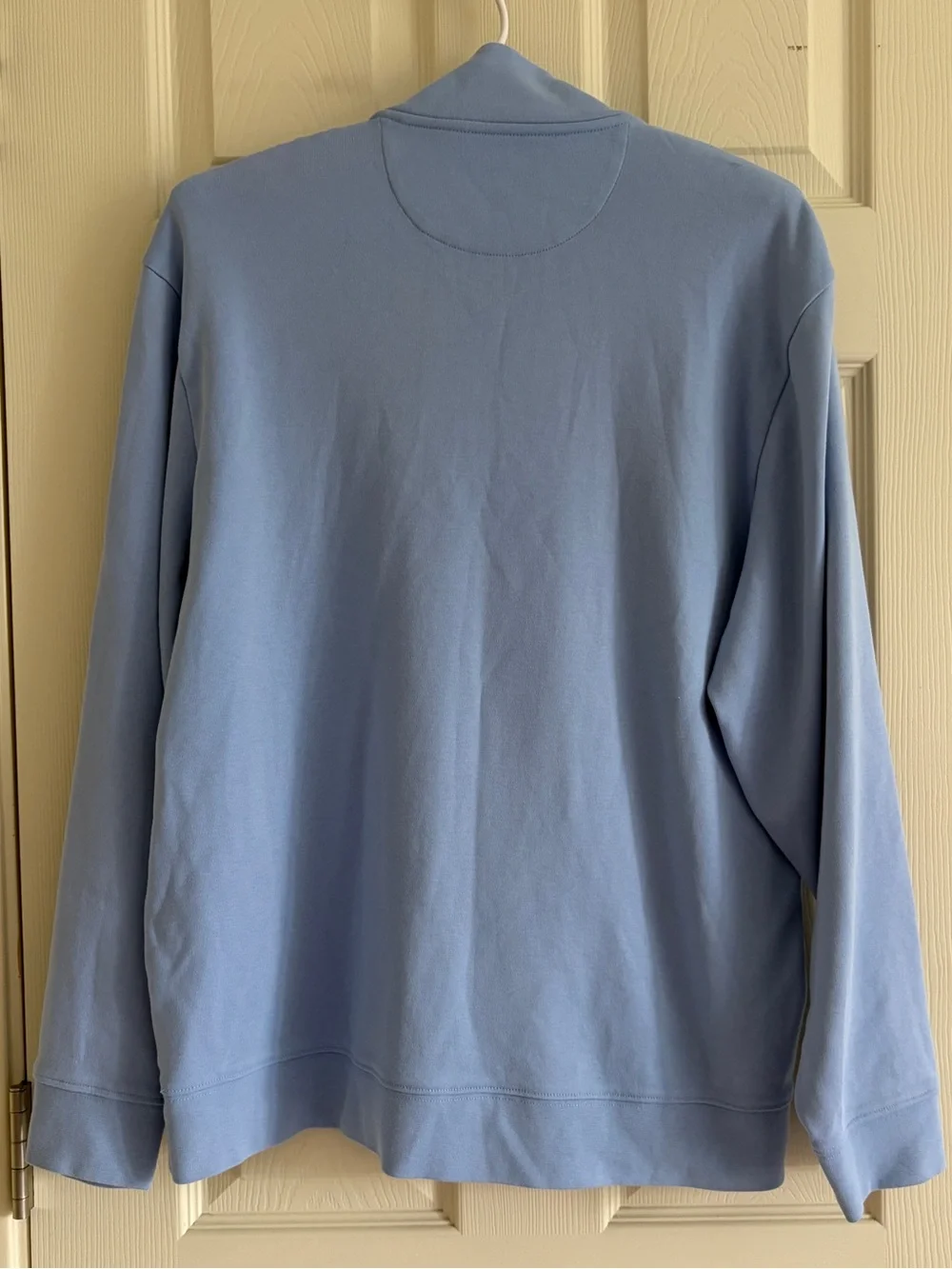 Vineyard Vines Men's Sky Blue Half-Zip Sweater Size Large